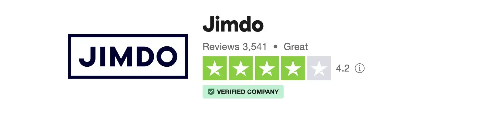 JIMDO Trust Pilot