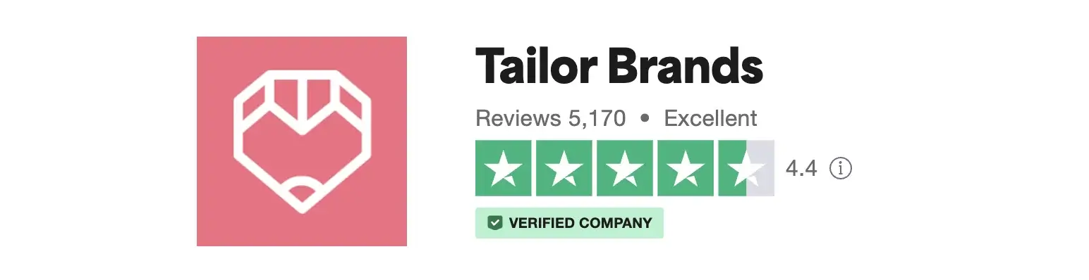 Tailor Brands - Trust Pilot