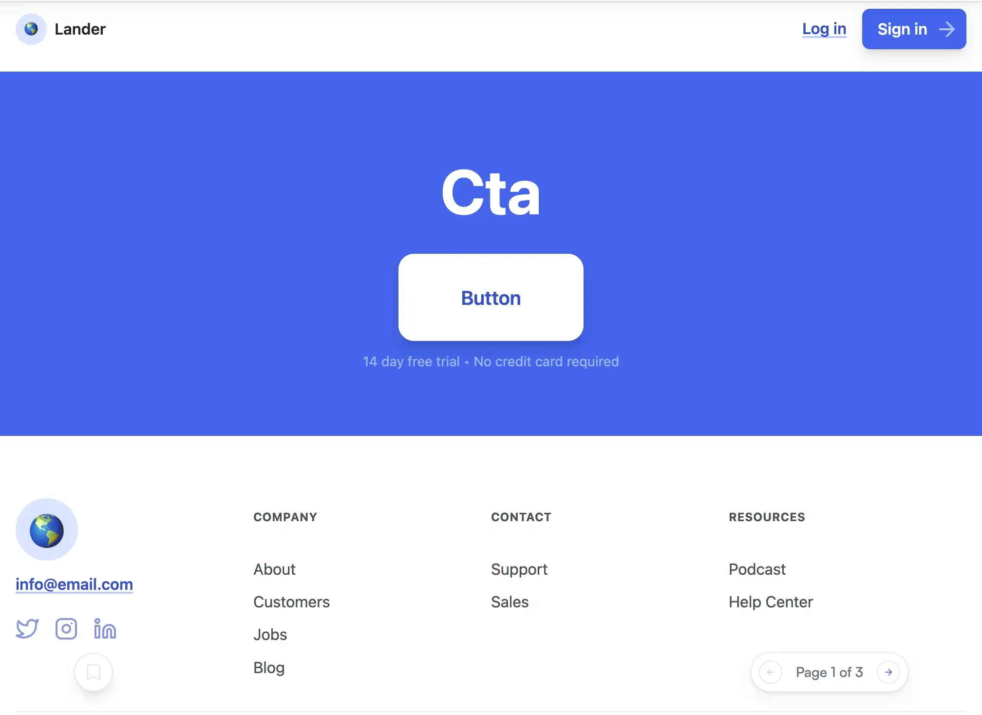 Landing Page Generator 