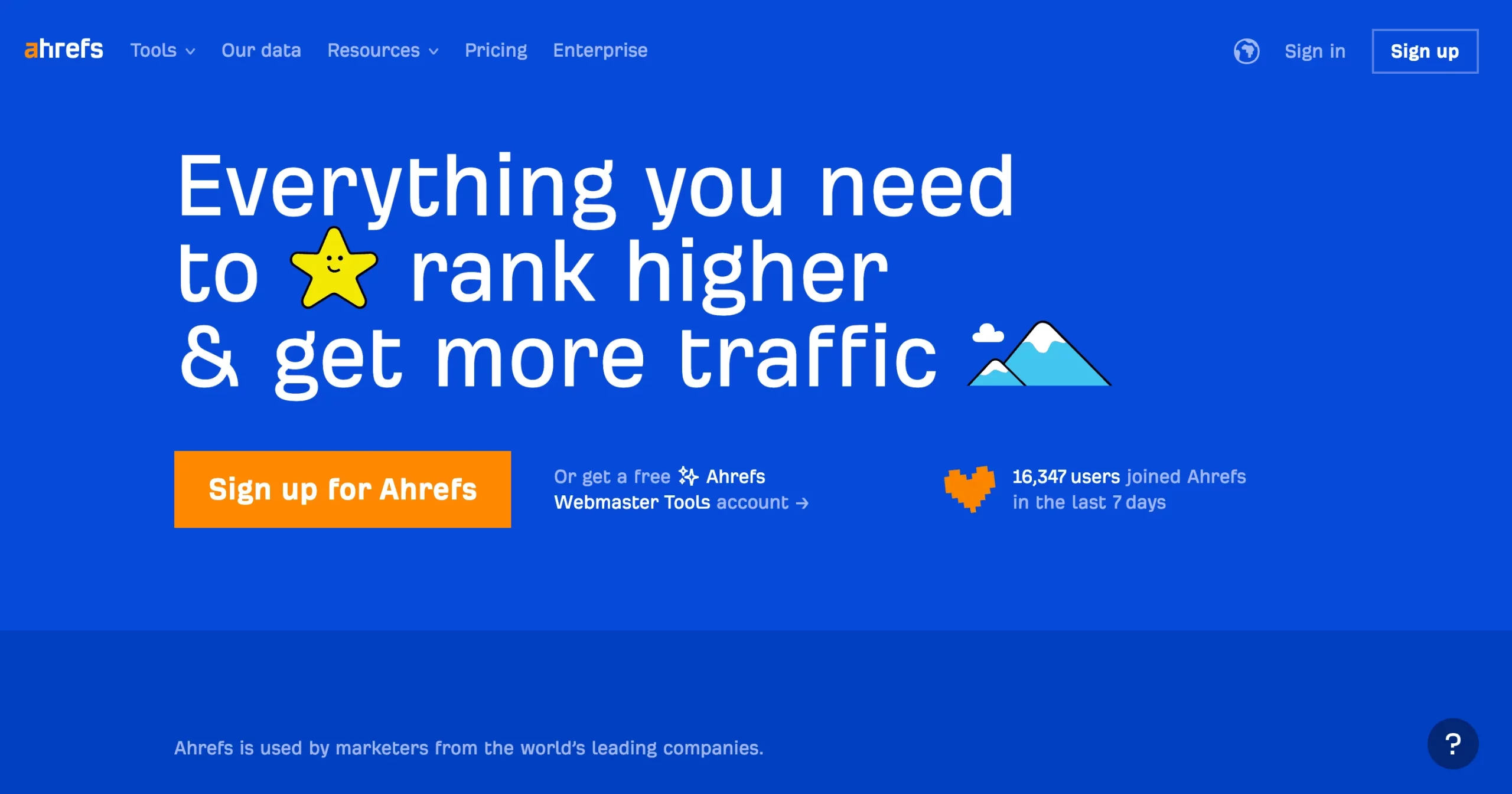 2. Ahrefs | The All-in-One SEO Toolset