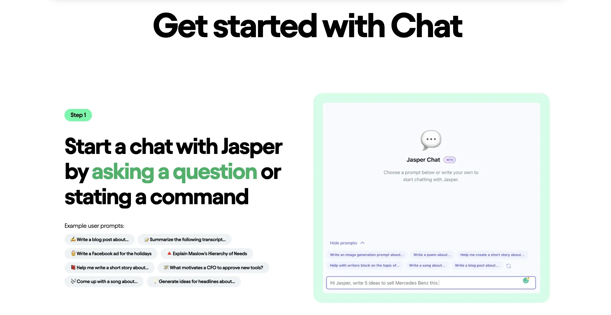 Jasper Chat