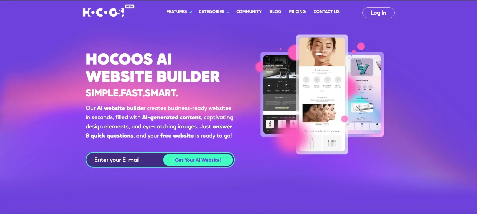 One of the Best Ai Website Builder - Hocoos