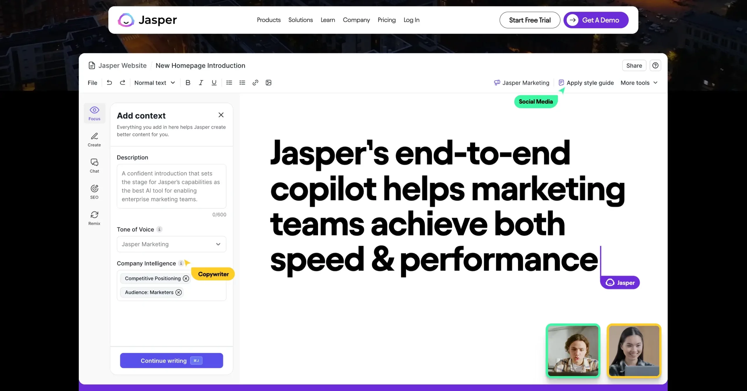 Jasper AI - Platform 