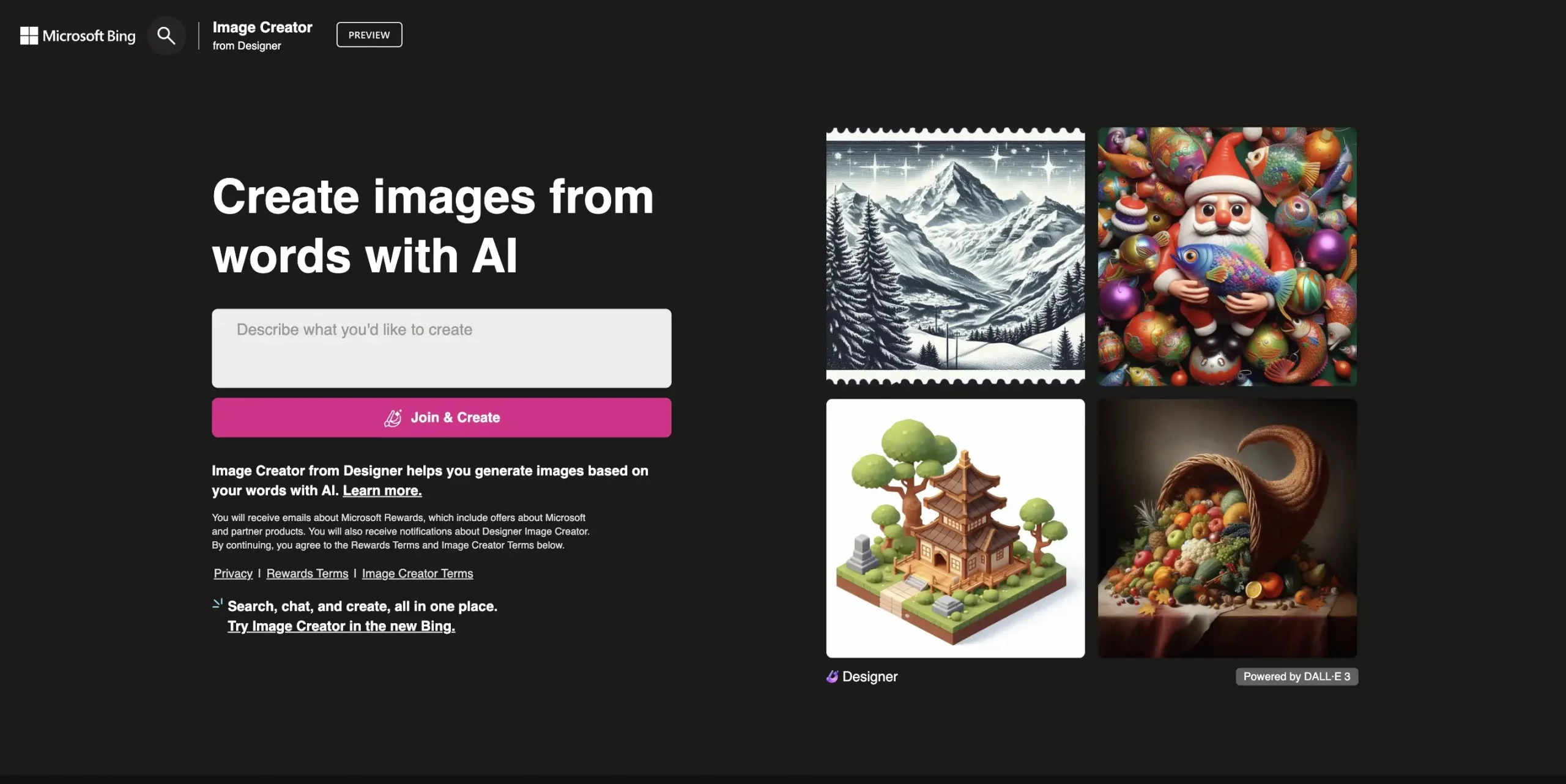 7. Bing Image Creator