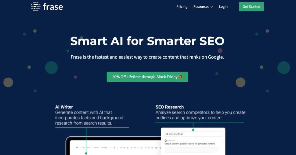 Frase AI Best AI Writing Tool