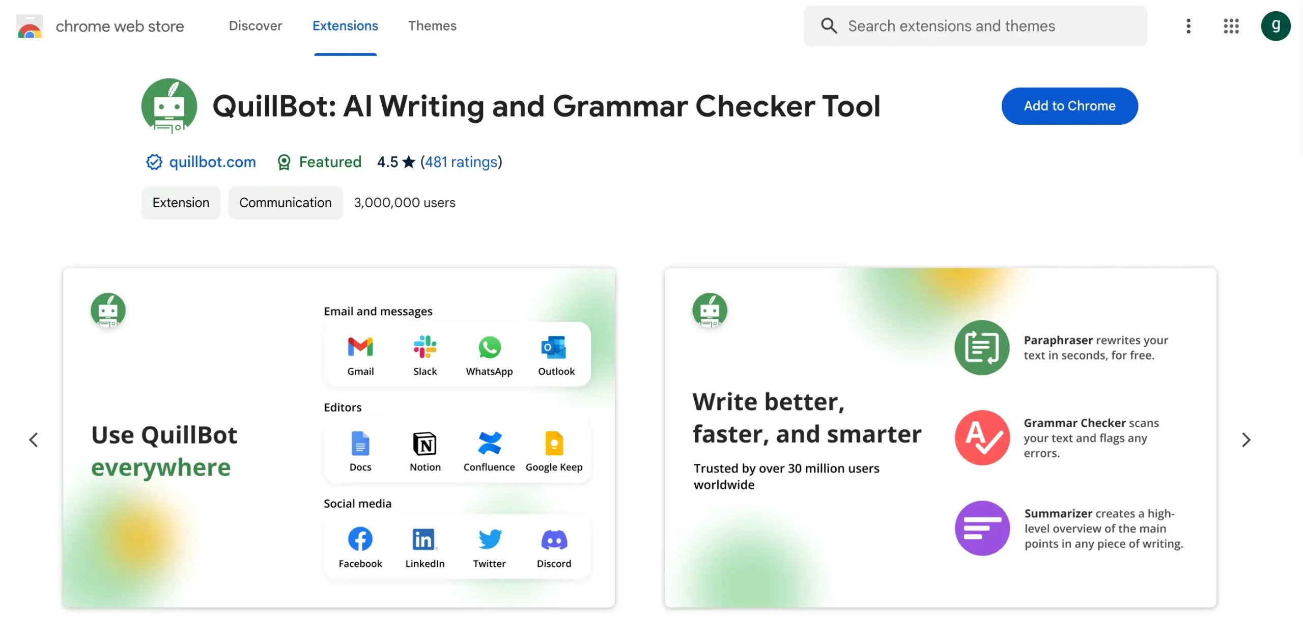 QuillBot - AI Writing and Grammar Checker Tool