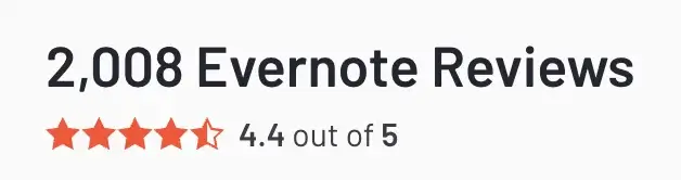 Evernote Customer Reviews