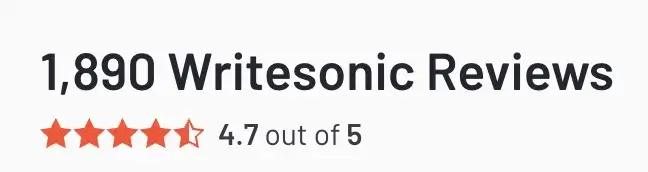 Writesonic Customer Reviews