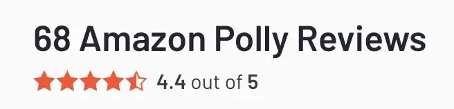 Amazon Polly Reviews